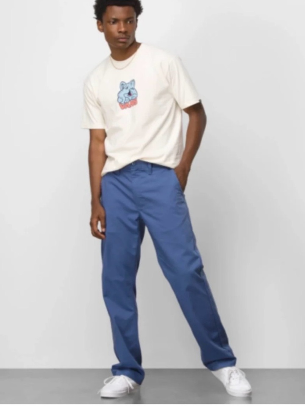 VANS Authentic Chino Pants Relaxed Fit True Navy Men’s Size 28